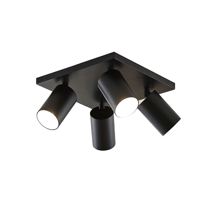 چراغ سقفی نورافزا مدل مربعی چهار شعله تسلا کد L202502